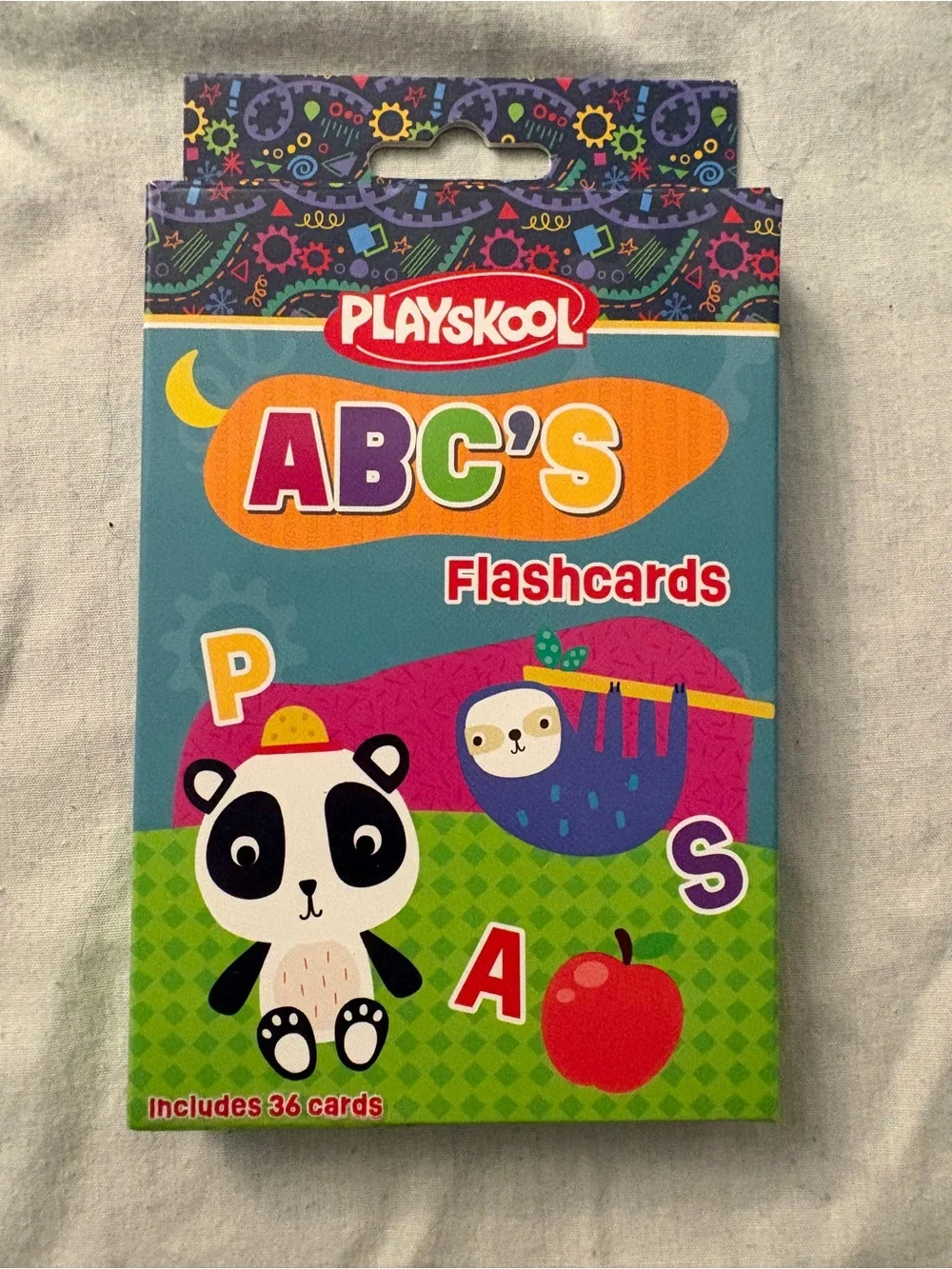3 packs of learning flash cards ABC's, First Words and Memory